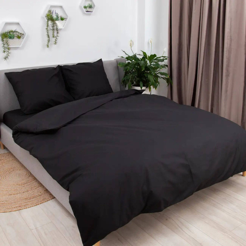 Комплект постільної білизни ТЕП Happy Sleep чорного кольору