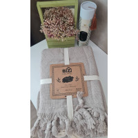 Бавовняне покривало Natural Series 170х200 см турецького виробництва