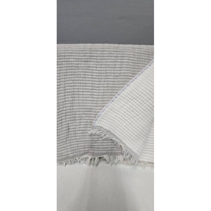 Муслінове покривало 5-шарове Jacquard Exclusive Bej