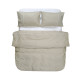 Комплект постільної білизни Lotus Home Premium Percale Stripe євро хакі
