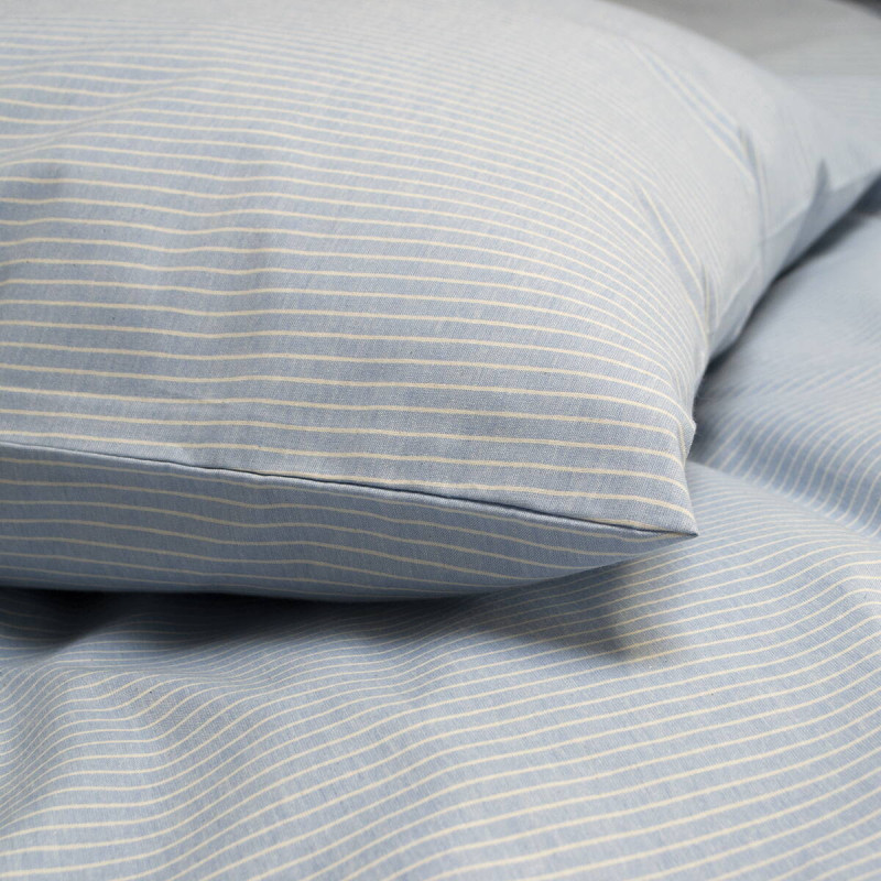 Комплект постільної білизни Lotus Home Premium Percale Stripe блакитний