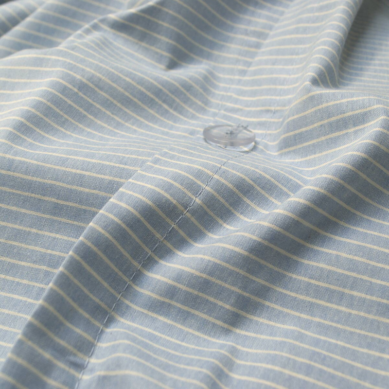 Комплект постільної білизни Lotus Home Premium Percale Stripe блакитний