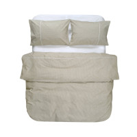 Комплект постільної білизни Lotus Home Premium Percale сімейний хакі