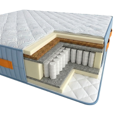 Ортопедичний матрац Homefort Odesa 180х200 з пружинним блоком Pocket Spring