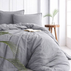 Сіра наволочка SoundSleep Stonewash 40х60 см