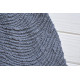 Жаккардовий чохол на кутовий диван Kayra Volna сірий