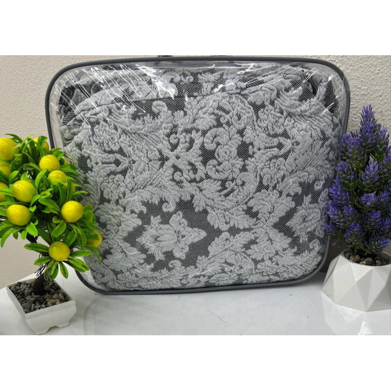 Універсальний жакардовий чохол на стілець Altinkoza Damask кремовий