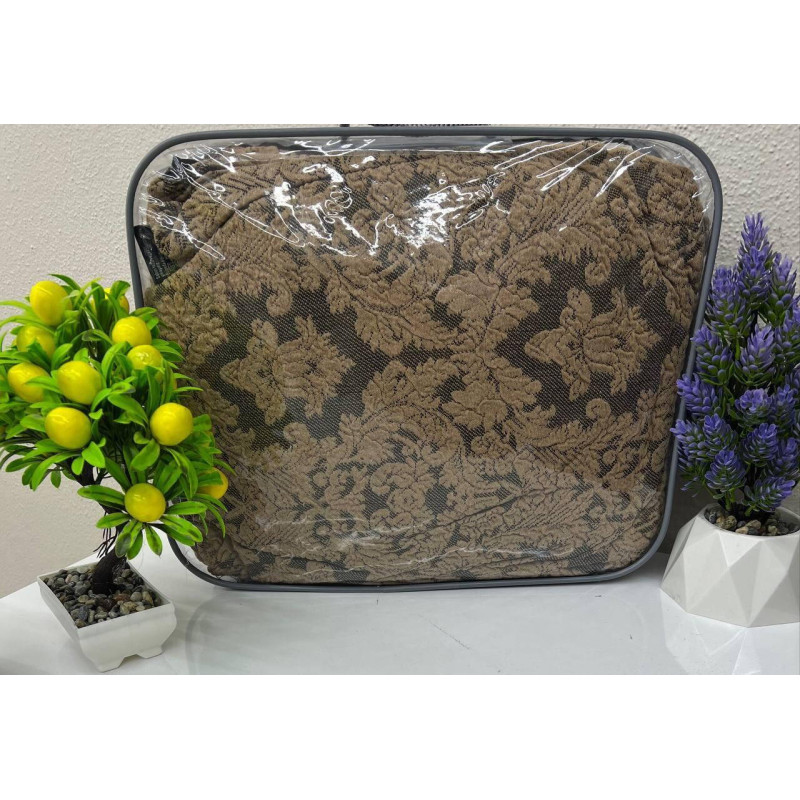 Жаккардовий чохол на стілець Altinkoza Damask коричневий