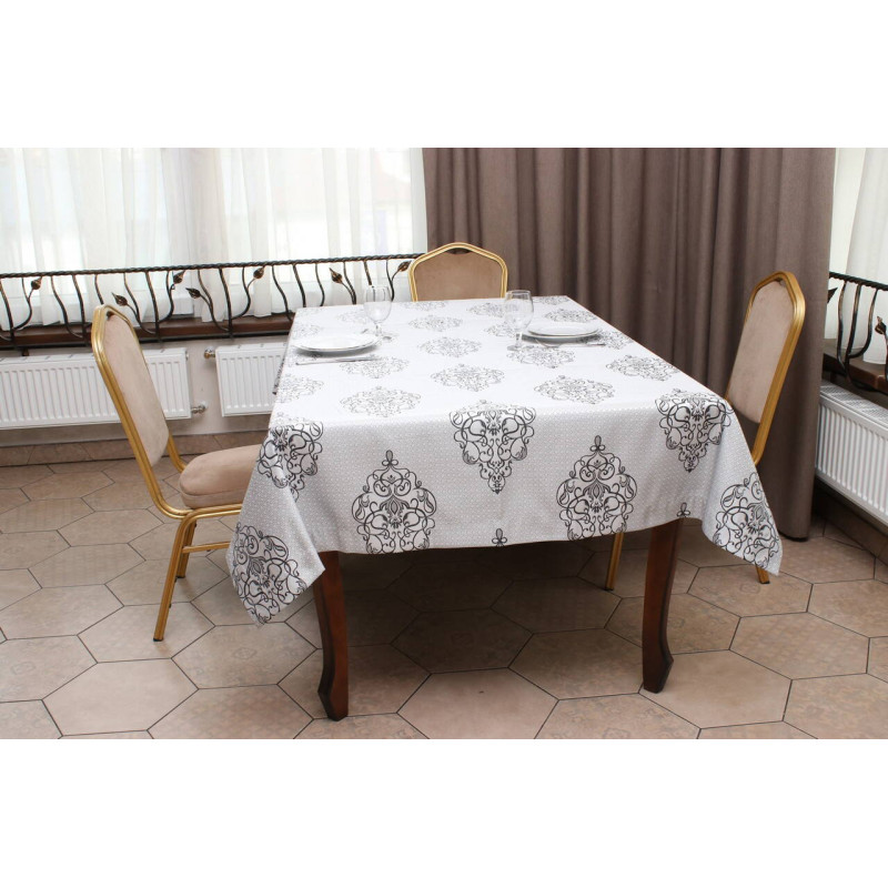 Двостороння прямокутна скатертина Kayra Corona 160х285 см