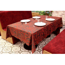 Жаккардова скатертина Kayra Verona 160х285 см червона