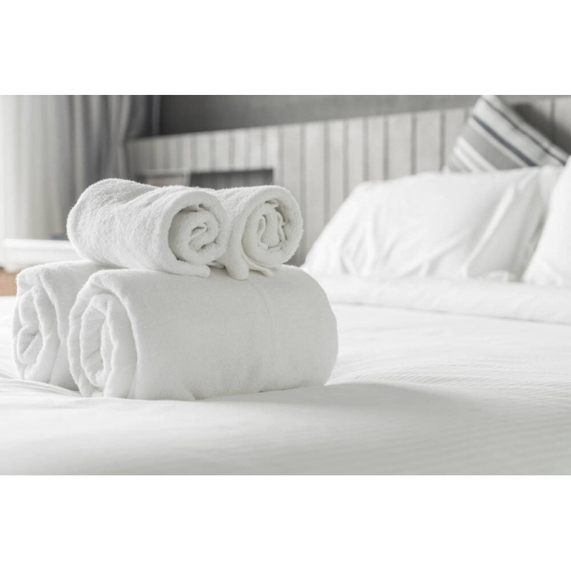 Махровий рушник Kayra Hotel 50х90 см, білий