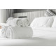 Махровий рушник Kayra Hotel 50х90 см, білий