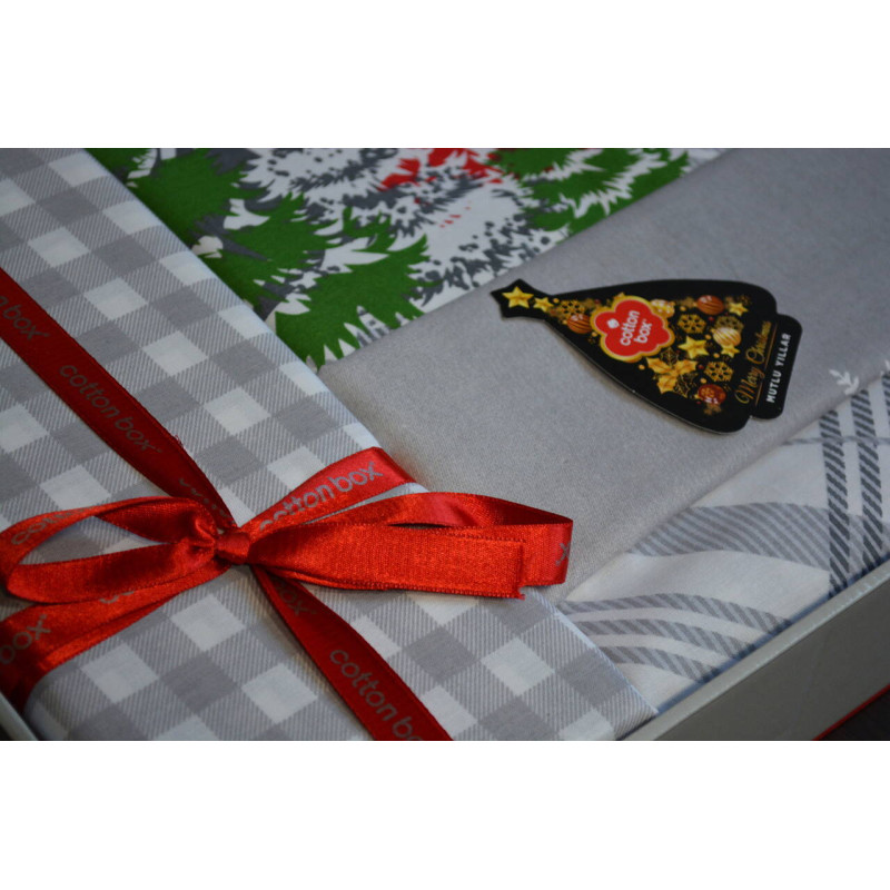 Комплект постільної білизни Cotton Box Ranforce Holly Gri