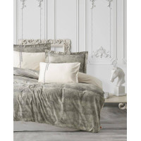Комплект постільної білизни Cotton Box Elite Saten Sendero Haki євро