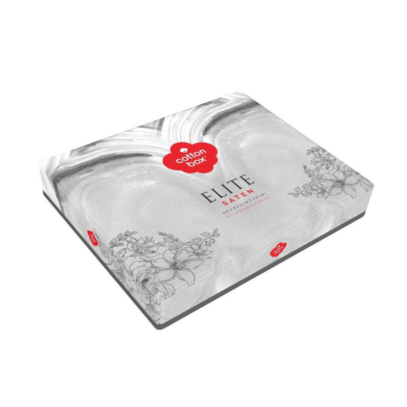 Комплект постільної білизни Cotton Box Elite Saten Sendero Haki євро