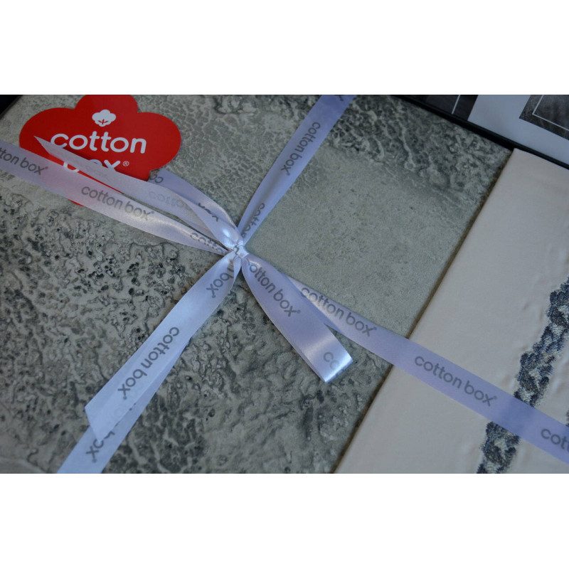 Комплект постільної білизни Cotton Box Elite Saten Sendero Haki євро