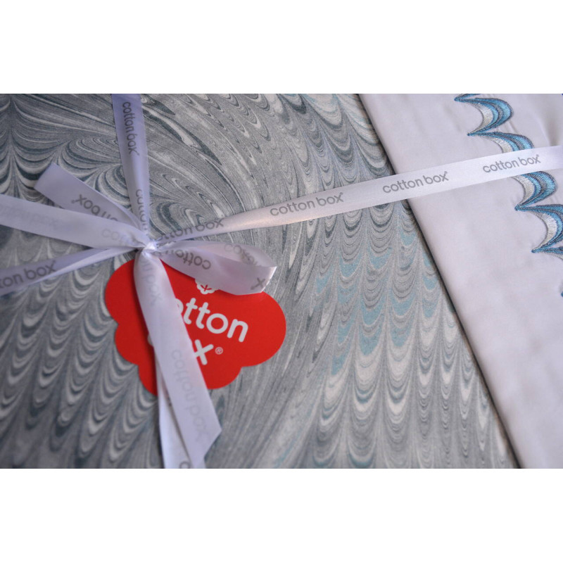 Комплект постільної білизни Cotton Box Elite Saten Stilla Mavi