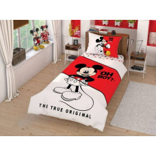 Комплект постільної білизни TAC Disney Mickey ранфорс полуторний