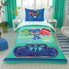 Комплект постільної білизни TAC Disney PJ Masks Move ранфорс 160х220