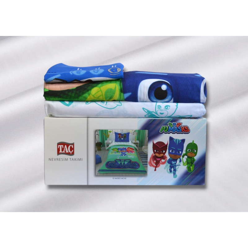 Комплект постільної білизни TAC Disney PJ Masks Move ранфорс