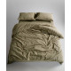 Комплект постільної білизни Limasso Stonewashed Ranforse оливковий