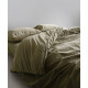 Комплект постільної білизни Limasso Stonewashed Ranforse оливковий