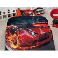 Комплект постільної білизни First Choice 3D Satin Fever полуторний