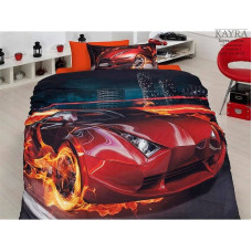 Комплект постільної білизни First Choice 3D Satin Fever полуторний