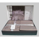 Комплект постільної білизни First Choice Cotton Satin Advina Mink євро