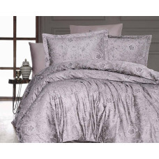 Комплект постільної білизни First Choice Cotton Satin Advina Mink євро