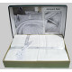 Комплект постільної білизни First Choice Jacquard Satin Herra White