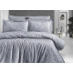 Комплект постільної білизни First Choice Jacquard Satin Lamone Grey