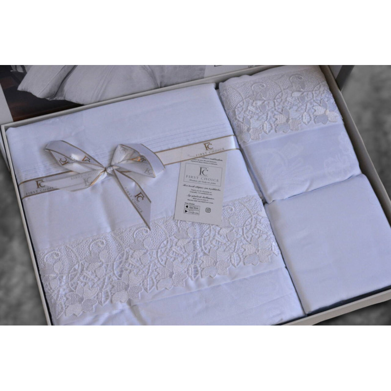 Комплект постільної білизни First Choice Vip Satin Moonlight євро