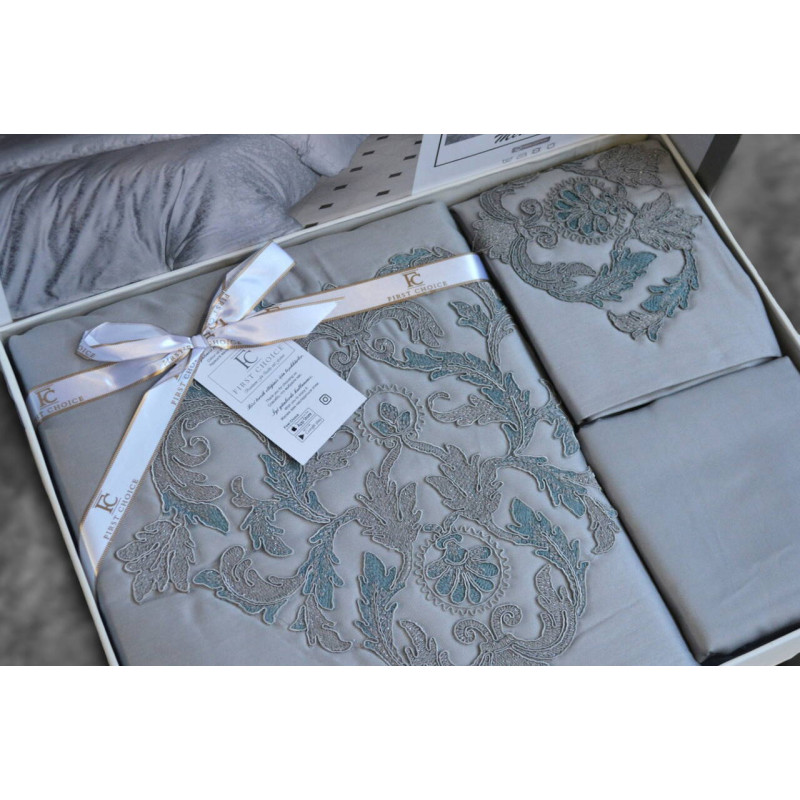 Комплект постільної білизни First Choice Vip Satin Moonlight євро