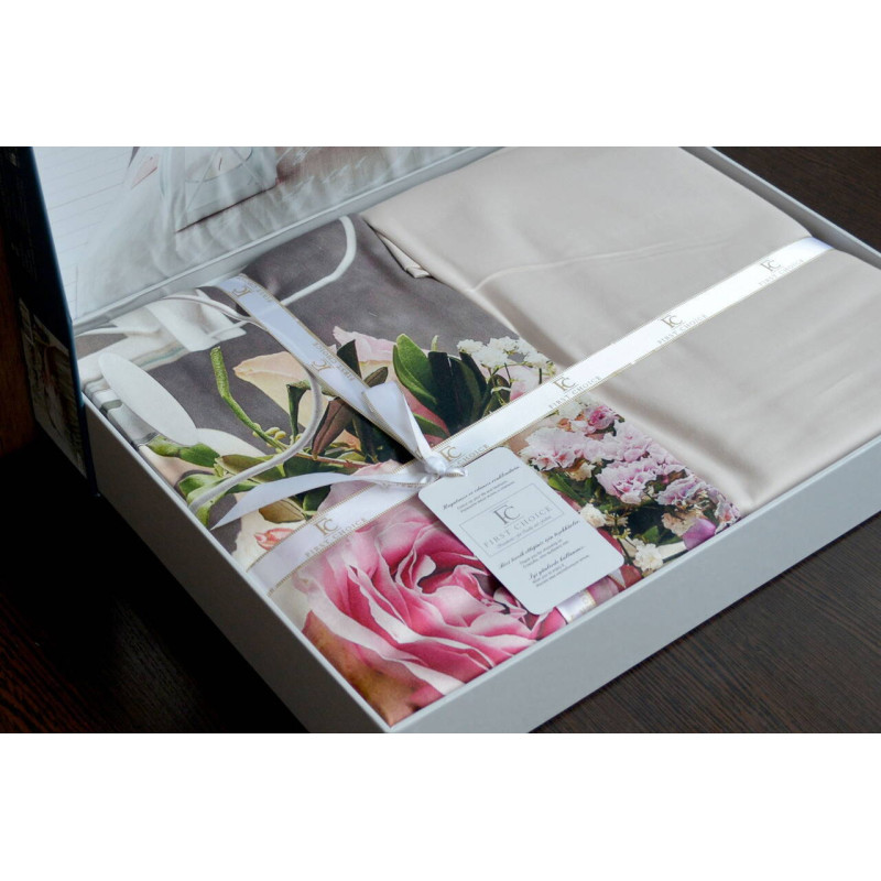Комплект постільної білизни First Choice Satin Andrea полуторний
