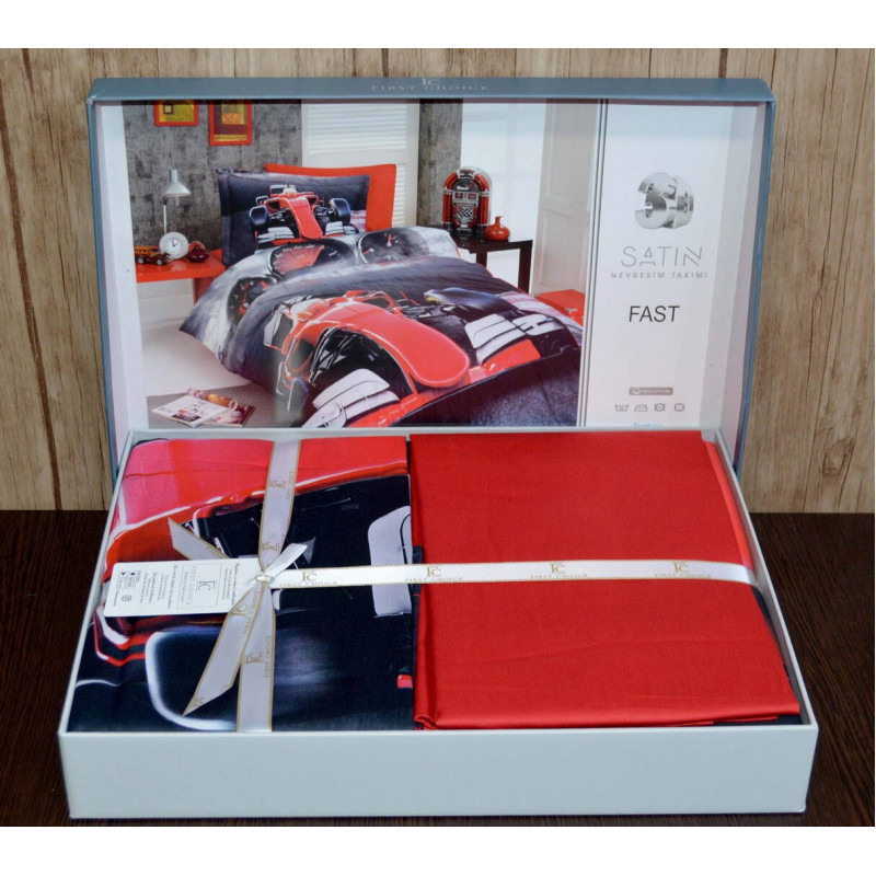 Комплект постільної білизни First Choice Satin Fast полуторний
