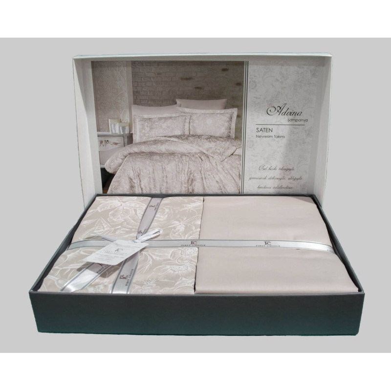 Сімейний комплект постільної білизни First Choice Cotton Satin Advina
