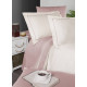Комплект постільної білизни First Choice Deluxe Satin євро пудровий