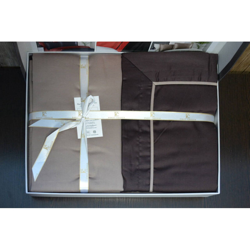 Комплект постільної білизни First Choice Deluxe Satin євро