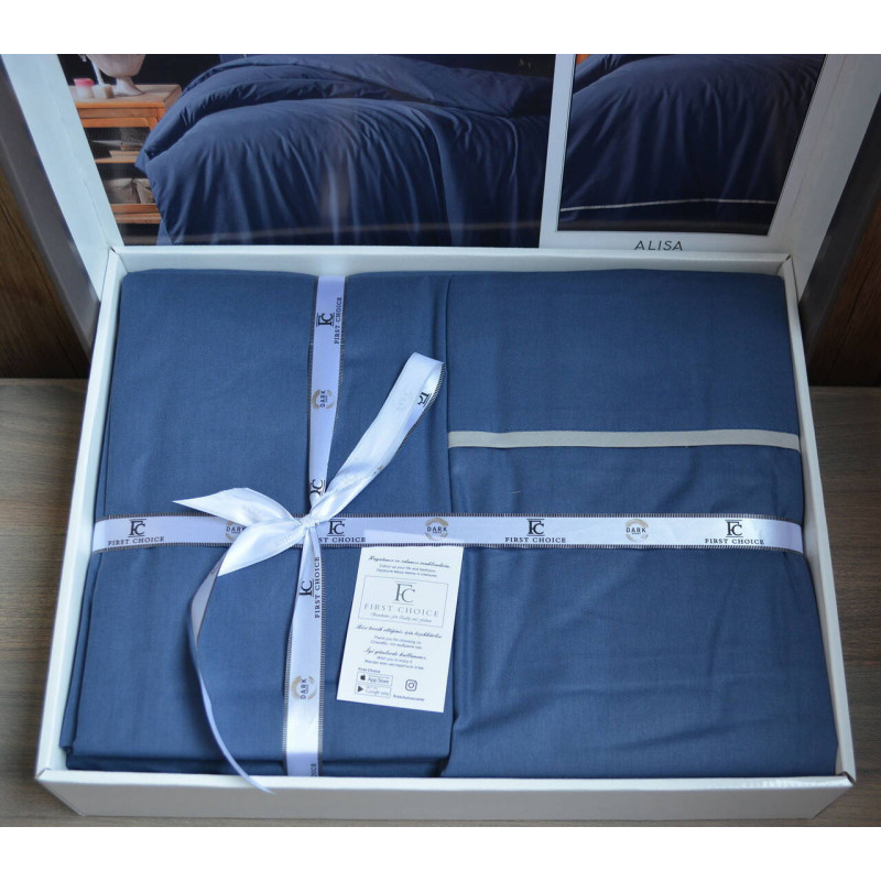 Комплект постільної білизни First Choice Ranforce Alisa Denim