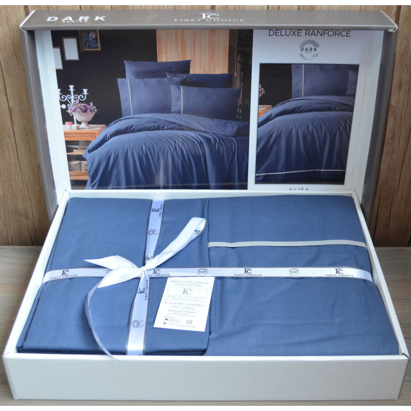 Комплект постільної білизни First Choice Ranforce Alisa Denim