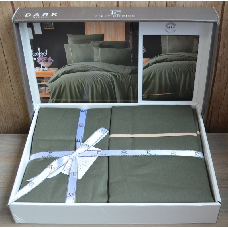 Комплект постільної білизни First Choice Ranforce Deluxe Alisa Green