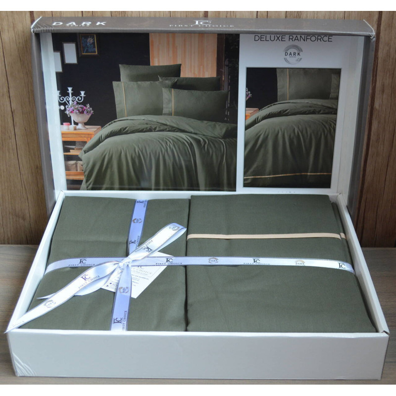 Комплект постільної білизни First Choice Ranforce Deluxe Alisa Green
