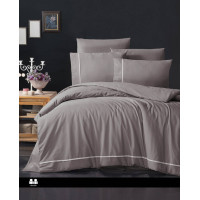 Комплект постільної білизни First Choice Ranforce Deluxe Alisa Lilac євро