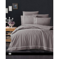 Комплект постільної білизни First Choice Ranforce Deluxe Alisa Lilac євро