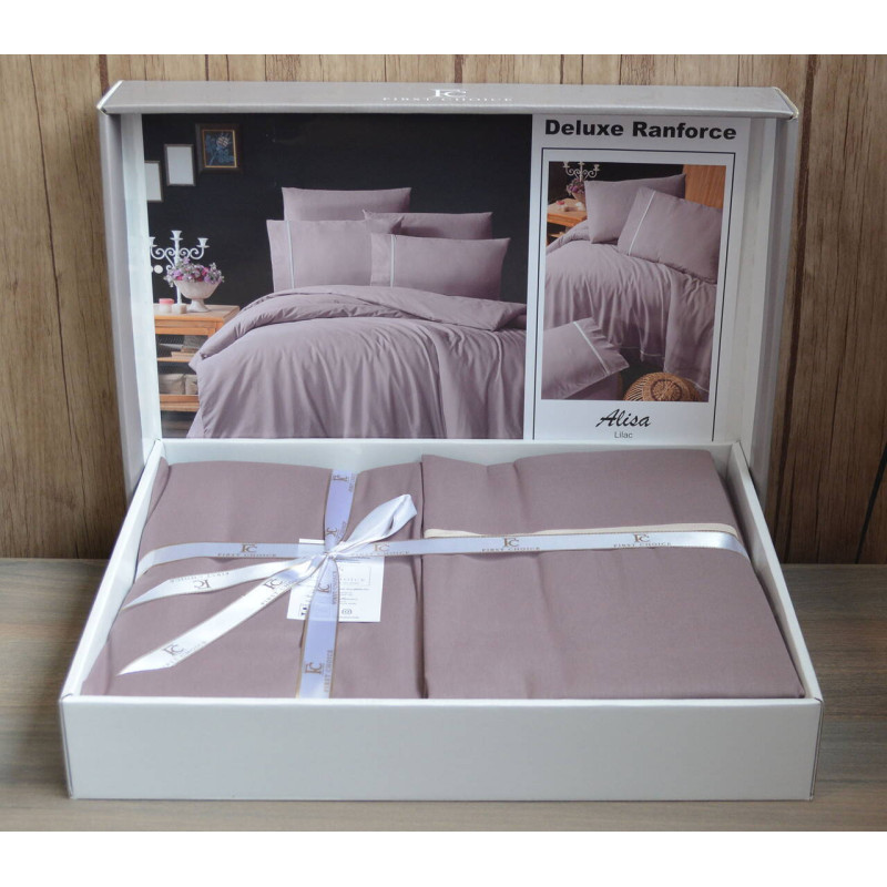 Комплект постільної білизни First Choice Ranforce Deluxe Alisa Lilac
