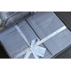 Сімейний комплект постільної білизни First Choice Cotton Satin сірий