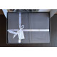 Сімейний комплект постільної білизни First Choice Cotton Satin сірий