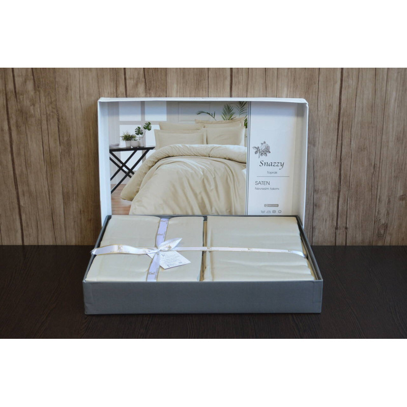 Комплект постільної білизни First Choice Cotton Satin Snazzy Soil