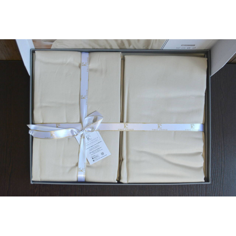 Комплект постільної білизни First Choice Cotton Satin Snazzy Soil